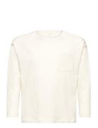 Nkmvebbe Ls Boxy Top Tops T-shirts Long-sleeved T-shirts White Name It