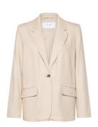 Vijolanda L/S Blazer - Noos Blazers Single Breasted Blazers Beige Vila