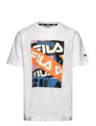Legde Graphic Tee Sport T-shirts Short-sleeved White FILA