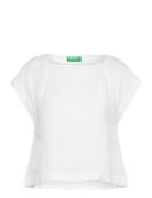 Blouse Tops Blouses Short-sleeved White United Colors Of Benetton