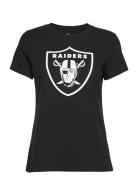Las Vegas Raiders Womens Nike Ss Cotton Logo Tee Sport T-shirts & Tops...