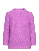 Pullover 3/4 S Tops Knitwear Jumpers Purple Rosemunde
