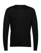 Panos Emporio Wool Long Sleeve Top Tops T-shirts Long-sleeved Black Pa...