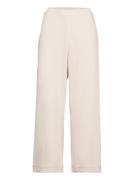 Airy Pants Bottoms Trousers Straight Leg Cream A Part Of The Art