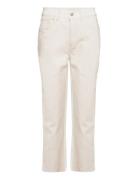 Lr-Ramella Bottoms Jeans Straight-regular White Levete Room