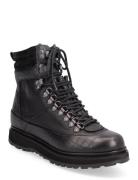 Slfriver Hiking Mix Boot B Shoes Boots Ankle Boots Laced Boots Black S...