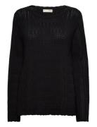 Eden Sweater Tops Knitwear Jumpers Black ODD MOLLY