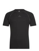 Nwlspeed Mesh T-Shirt Sport T-shirts Short-sleeved Black Newline