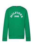Hilfiger 1985 Sweatshirt Tops Sweat-shirts & Hoodies Sweat-shirts Gree...
