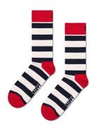 Stripe Sock Lingerie Socks Regular Socks Red Happy Socks
