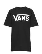 Vans Classic Boys Sport T-shirts Short-sleeved Black VANS
