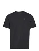 Loke Badge Tee - Gots/Vegan Tops T-shirts Short-sleeved Black Knowledg...