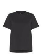 Pcria Ss Solid Tee Noos Bc Tops T-shirts & Tops Short-sleeved Black Pi...