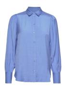 Slfalfa Ls Shirt B Tops Shirts Long-sleeved Blue Selected Femme
