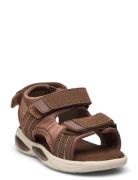 Sandal Velcro W. Lights Shoes Summer Shoes Sandals Brown En Fant