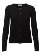 Wool & Cashmere Cardigan Tops Knitwear Cardigans Black Rosemunde