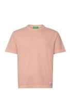 T-Shirt Tops T-shirts Short-sleeved Pink United Colors Of Benetton