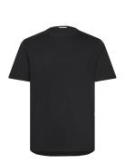 Mercerized Cotton Tee S/S Tops T-shirts Short-sleeved Black Lindbergh ...