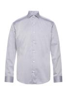 Seven Seas Fine Twill | Modern Tops Shirts Business Grey Seven Seas Co...