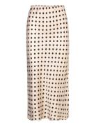 Cc Heart Skyler Sateen Skirt Polvipituinen Hame Beige Coster Copenhage...