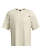 Ua Rival Waffle Crew Sport T-shirts Short-sleeved Beige Under Armour