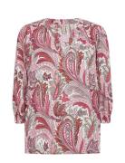 Sc-Donia Tops Blouses Long-sleeved Pink Soyaconcept