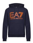 Sweatshirts Tops Sweat-shirts & Hoodies Hoodies Navy EA7