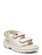 Tjw Fancy Sandal Matalapohjaiset Sandaalit Beige Tommy Hilfiger