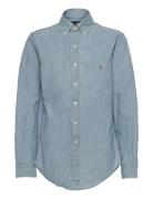 Slim Fit Chambray Shirt Designers Shirts Casual Blue Polo Ralph Lauren