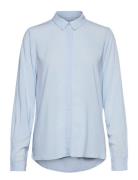 Srfreedom Ls Shirt Tops Shirts Long-sleeved Blue Soft Rebels