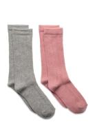 Knee Socks Pointelle Sukat Multi/patterned Minymo