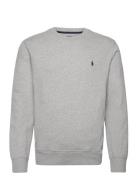 Magic Fleece-Lsl-Sws Tops Knitwear Round Necks Grey Polo Ralph Lauren