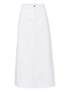 Milygz Hw Long Skirt Polvipituinen Hame White Gestuz