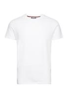 Essential Small Logo Tshirt Tops T-shirts Short-sleeved White Superdry