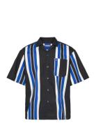 Eligino Tops Shirts Short-sleeved Black HUGO BLUE