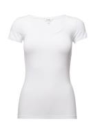 Siliana Tops T-shirts & Tops Short-sleeved White MbyM