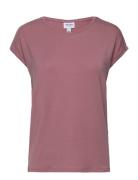 Vmava Plain Ss Top Gajrs Tops T-shirts & Tops Short-sleeved Pink Vero ...