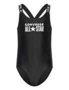 Cnvg 1 Pc Core Logo Swimsuit Uimapuku Uima-asut Black Converse