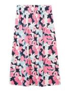 Printed Plissee Skirt Polvipituinen Hame Multi/patterned Tom Tailor
