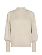 Sc-Dollie Tops Knitwear Jumpers Cream Soyaconcept