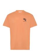 Loose T-Shirt Tops T-shirts Short-sleeved Orange Revolution