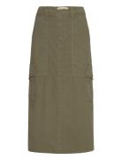 Mmbreden Cargo Skirt Polvipituinen Hame Green MOS MOSH