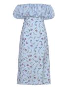 Floriana Ciarra Organza Dress Polvipituinen Mekko Blue French Connecti...