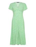 Bernice Vnk Tea Dress Polvipituinen Mekko Green French Connection