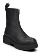 Kris_Bootie_Grlt Shoes Boots Ankle Boots Ankle Boots Flat Heel Black H...