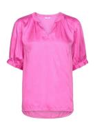 Rosefie - Shirt Tops Blouses Short-sleeved Pink Claire Woman
