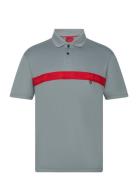 Decholo Tops Polos Short-sleeved Grey HUGO