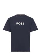 Easy T-Shirt Tops T-shirts Short-sleeved Navy BOSS