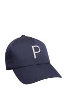 Structured P Cap Accessories Headwear Caps Navy PUMA Golf