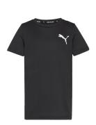 Active Small Logo Tee B Sport T-shirts Short-sleeved Black PUMA